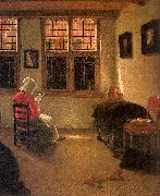 Pieter Janssens Woman Reading china oil painting artist
